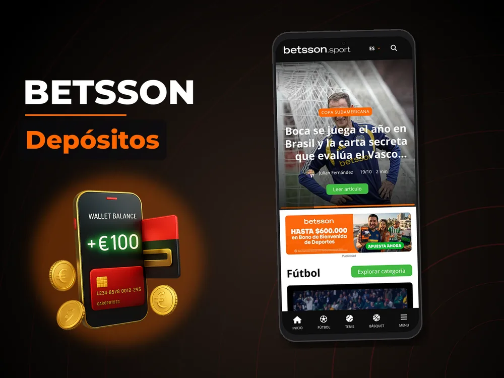 Betsson - Depósitos
